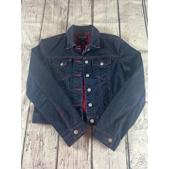 Ralph Lauren Polo Jeans Co Women’s Blue Jean Jacket Medium - Picture 1 of 6